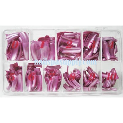 Beauty Nail Tip Nail Tips Violet_Red Pearl 550 Pcs/Box