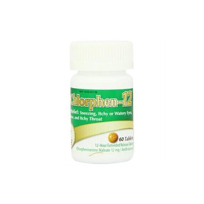 Chlor-Trimeton Chlorpheniramine Maleate Extended Release, 12 Mg, 60 Tablets