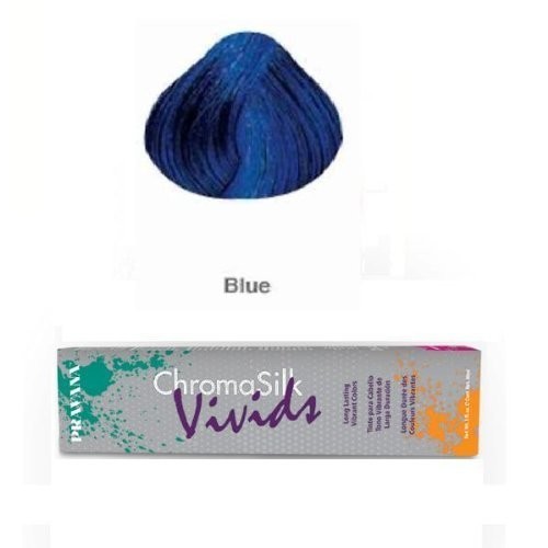 PRAVANA ChromaSilk Vivids Creme Hair Color with Silk & Keratin Protein (BLUE)3 fl oz