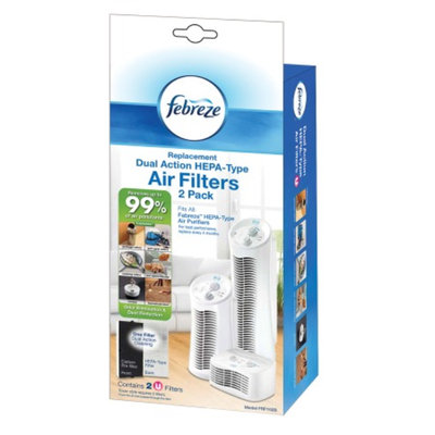 Febreze Replacement Dual Action Filter 2 Pack, 2 ea