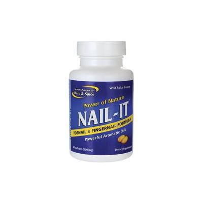 North American Herb and Spice Nail-It Gelcaps, 60 Count