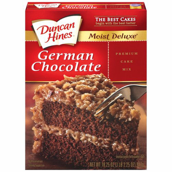 Duncan Hines Moist Deluxe German Chocolate Cake Mix