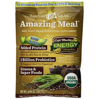 Amazing Grass Amazing Meal Café Mocha, Box of 10 Individual servings, 0.99 Ounces