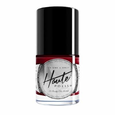 Haute Polish Nail Polish, Classic Red 0.35 oz (10.35 ml)