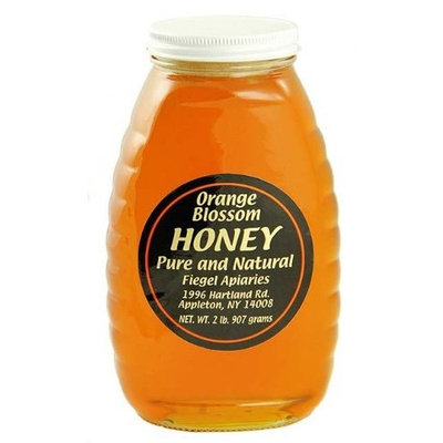 2 Pounds of WNY's Fiegel Apiaries Pure and Natural Orange Blossom Honey