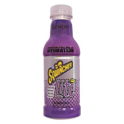SQWINCHER 030500-GR Lite Sports Drink, Liquid, Grape,16 oz.