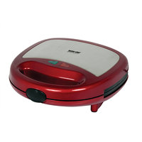 Better Chef - Panini Contact Grill - Red/stainless-steel