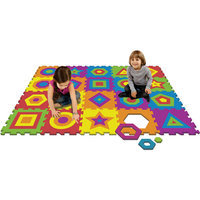 Best Brands Shapes 4' x 4' Interactive Activity Floor Mat