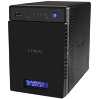 NETGEAR ReadyNAS 100 Series 104 Diskless 4-Bay Network Attached Storage (RN10400-100NAS)