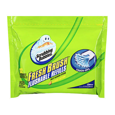 Scrubbing Bubbles Fresh Brush Flushable Citrus Action Refills