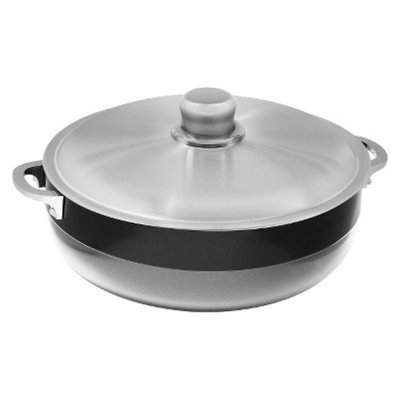 IMUSA Imusa 26 Centimeter Polished Aluminum Caldero with Lid - Silver
