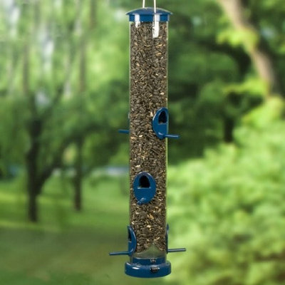Aspects 410 Quick-Clean Seed Tube Feeder, Large - Blue