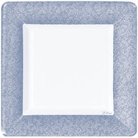 King Zak Ind Lillian Tablesettings 24315 Blue Texture 10 in. Square Plate - 576 Per Case