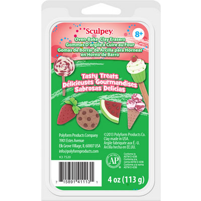 Polyform Products Company Eraser Clay Set 1oz 4/Pkg Tasty Treats