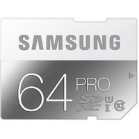 Samsung PRO 64GB SDXC Flash Memory Card - Class 10, UHS-1, 90MB/s Read - MB-SG64D/AM