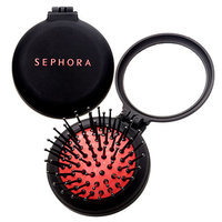 SEPHORA COLLECTION Pop-Up Travel Brush - Signature Black & Red