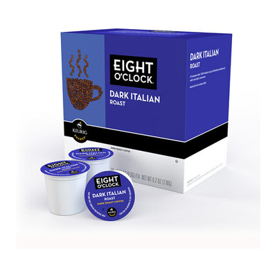 Green Mountain Eight O'Clock Dark Italian Roast K-Cups Coffee