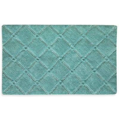 Jessica Simpson 21-Inch x 34-Inch Trellis Bath Rug