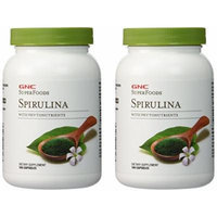 GNC Superfoods Spirulina 2 Packs each of 100 Capsules
