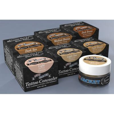 Tatjacket Concealer, Bronze, Medium, 0.5 Ounce