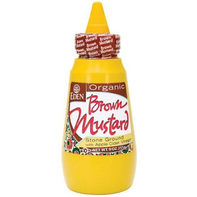 Eden Foods Organic Brown Mustard with Apple Cider Vinegar -- 9 oz