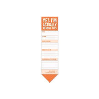 Knock Knock Bookmarks, Pad of 25, Reading This