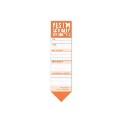 Knock Knock Bookmarks, Pad of 25, Reading This