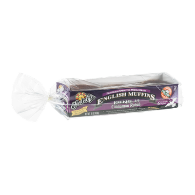 Food For Life Ezekiel 4:9 English Muffins Cinnamon Raisin - 6 CT