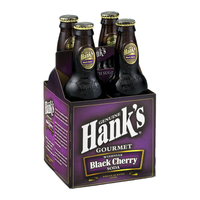 Hank's Gourmet Wishniak Black Cherry Soda - 4 PK
