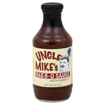 Allegro Uncle Mikes, Sauce Bbq, 18 FO (Pack of 6)
