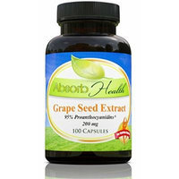 Grape Seed Extract , 200mg , 100 Capsules , 95% OPC Flavanoids , Highly Potent