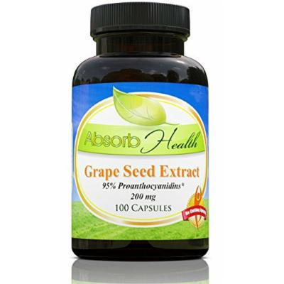 Grape Seed Extract , 200mg , 100 Capsules , 95% OPC Flavanoids , Highly Potent