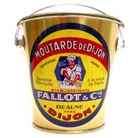 Fallot & Cie Fallot Dijon Mustard Tin Pail w/ Jar 15.8 oz