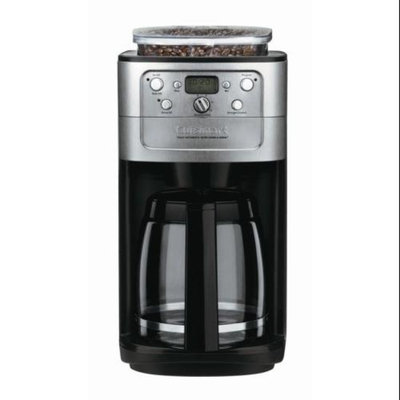 Refurbished Cuisinart DGB-700 Grind & Brew 12 Cup Automatic Coffeemaker (Brushed Chrome) plus Accessory Bundle