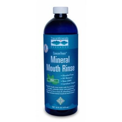 Trace Minerals Research ConcenTrace Mineral Mouth Rinse - 16 Fl Oz - Mint