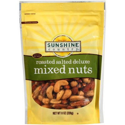 Generic Sunshine Country Roasted Salted Deluxe Mixed Nuts, 8 oz