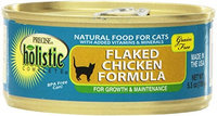Precise Pet Precise Holistic Complete Grain Free Flaked Chicken Formula Canned Cat Food 24/5.5-oz cans