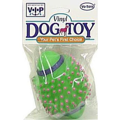 Votoys Vo-Toys 499 Toy Dog Vinyl Spike Football, Assorted Color