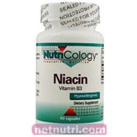 Allergy Research nutricology Niacin Vitamin B3 90 Caps by Nutricology/ Allergy Research Group
