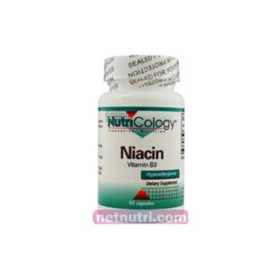 Allergy Research nutricology Niacin Vitamin B3 90 Caps by Nutricology/ Allergy Research Group