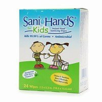Sani Hands Sani-Hands KIDS Instant Hand Sanitizer Wipes Travel Pack, 15 Count (Pack of 10)