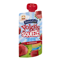 Stonyfield Organic YoKids Squeeze! Organic Strawberry Yogurt StrAWESOME