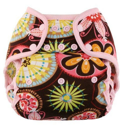Blueberry Coveralls Diaper Cover Snap, Butterflies (Discontinued by Manufacturer)