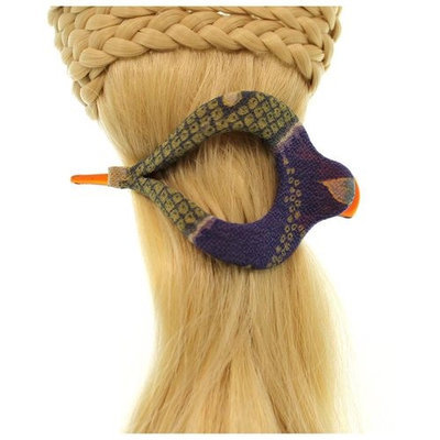 Annie Loto Sudios Jewelry Green Arch Clip Sml Hair Accessory Style, 1.75 in. - 365A