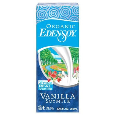 EdenSoy Organic Soymilk, Vanilla, 8.45-Ounce Boxes (Pack of 27)