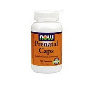 NOW Foods Prenatal Vitamin W/ Iron, 120 Capsules
