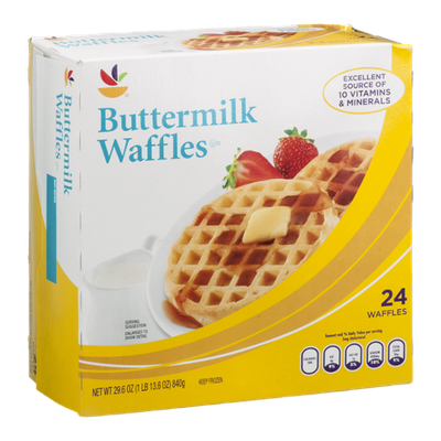 Ahold Waffles Buttermilk - 24 CT