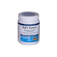 Natural Factors Kid's Factors Daily Nutrient Boost with Pea Protein Wild Berry Smoothie Mix, 16-Ounce