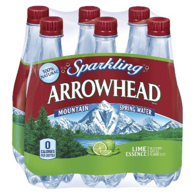 Arrowhead Sparkling Lime Water 16.9 oz, 6 pk