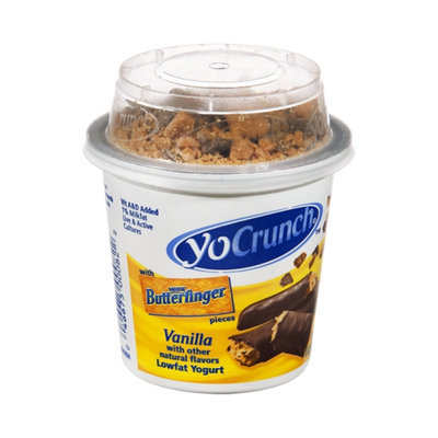 YoCrunch Yogurt Vanilla Lowfat with Butterfinger Pieces